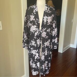 Spiritual Gangster Women’s Tie-Front Maya Kimono Topper Cover-Up Layering Piece